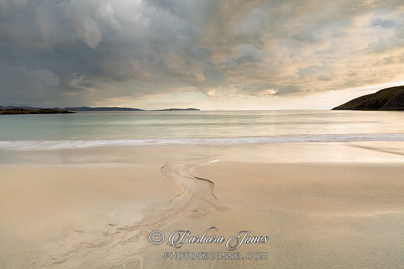 Oldshore Beg. Polin Beach. Evening Light. Sutherland. Scotland.