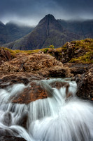 Fairy Pools Cascade Skye Scotland.