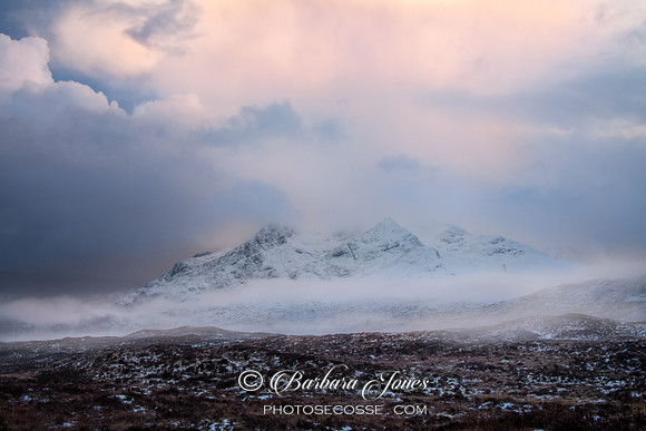 Sgurr Nan Gillean. February Fog. Sligachan. Isle of Skye. Scotland.