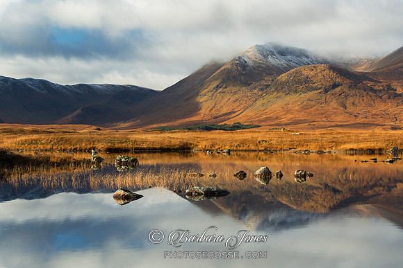 Blackmount. Lochan na h-Achlaise . Rannoch. Scotland.