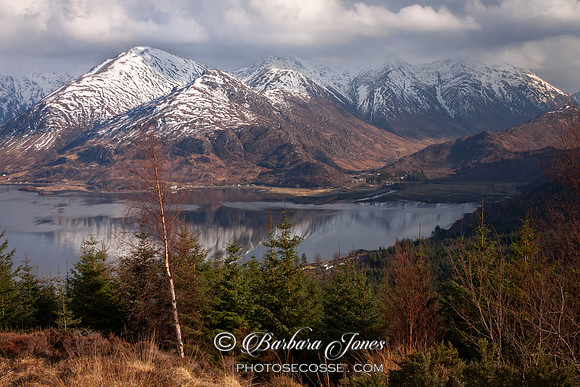 Five Sisters of Kintail. Late Winter. Scottish Highlands.