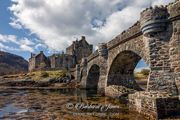 Eilean Donan Castle and Bridge. Loch Duich. Scotland.