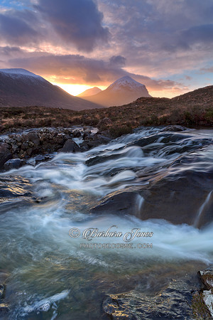 Marsco Sunrise. Sligachan. Isle of Skye. Scotland.