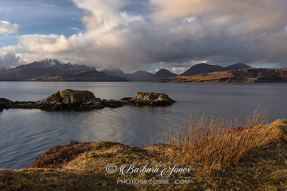 Tokavaig Blaven and the Cuillin  Skye Scotland.
