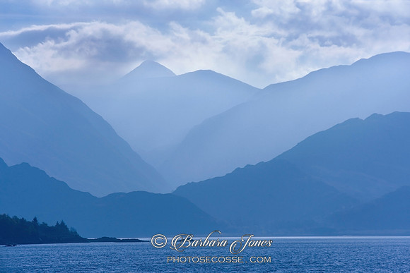 Five Sisters Mystical Mood Loch Duich, Scotland.