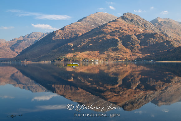 Loch Duich Reflection Kintail Scotland