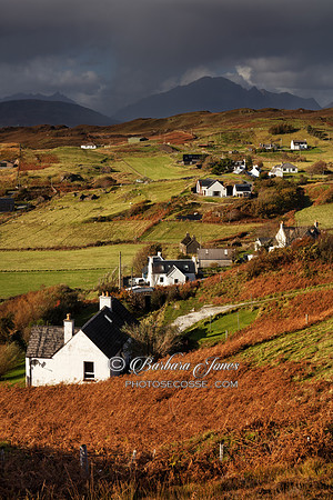 Tarskavaig  Gloomy Mood Skye Scotland.