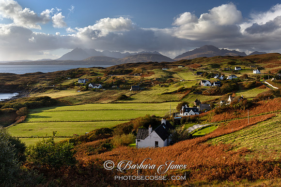 Tarskavaig Evening Light  Autumn  Skye Scotland.