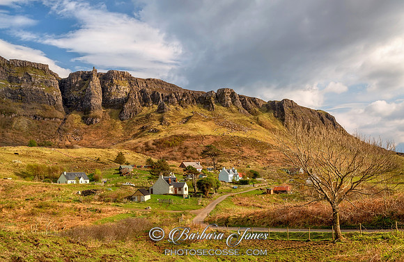 Cleadale and A 'Chuagach, Spring Evening. Isle of Eigg. Small Isles. Scotland.