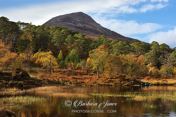 Loch Coulin. Sgurr Dubh. Torridon. Wester Ross. Scotland.