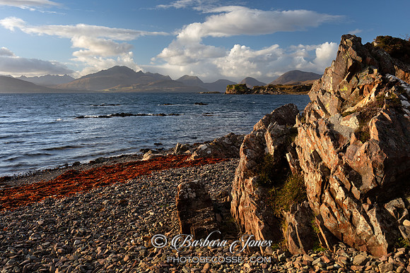 Tokavaig Evening Light Skye Scotland.