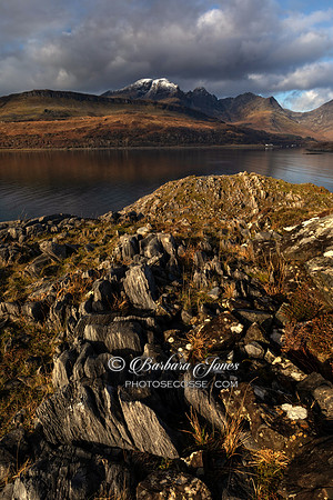 Camus Malag Blaven Early Morning Skye, Scotland.
