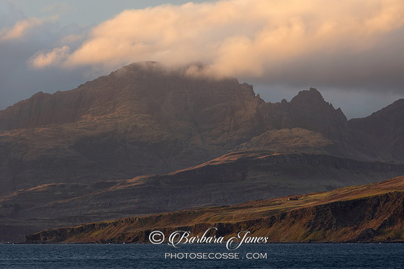 Ord Blaven at Sunset Skye Scotland.