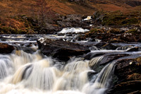 Dundonnell River Waterfalls Wester Ross Scotland.