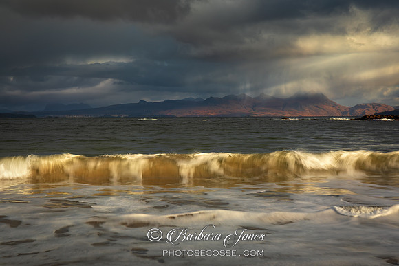 Mellon Udrigle Dramatic Skies Wester Ross  Scotland.