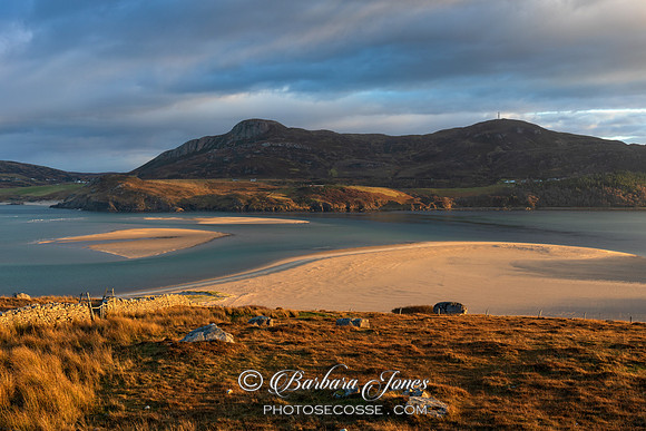 Kyle of Tongue. Coldbackie. Winter Sun. Sutherland. Scotland.