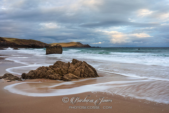 Sango Sands Wave Patterns NC500 Durness Scotland.