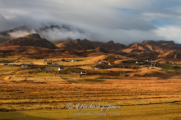 Mist. Staffin. The Quiraing and Flodigarry. Isle of Skye. Scotland.