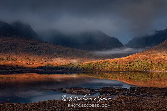 Moody Skies. Beinn Dearg. Upper Loch Torridon. Wester Ross. Scotland.