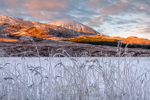 Beinn na Caillich. Golden Light. Isle of Skye. Scotland.