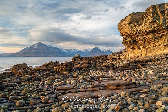 Elgol Boulder Beach. Soft Light. Isle of Skye. Scotland.