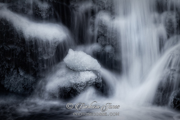 Ice Dream. Waterfall. Isle of Skye. Scotland.