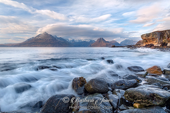 Elgol. Loch Scavaig  Shoreline. Isle of Skye. Scotland.