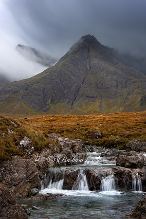 Fairy Pools. Mist Clearing. Glen Brittle. Isle of Skye. Scotland.