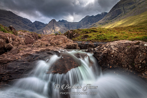 Fairy Pools. A little Light. Glen Brittle. Isle of Skye. Scotland.