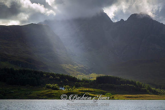 Blaven Sunbeams. Summer. Isle of Skye. Scotland.
