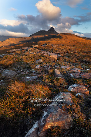 Stac Pollaidh Last Light Scotland.