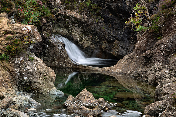 Fairy Pools Grotto Glen Brittle Skye Scotland.