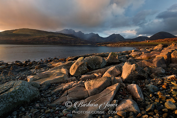 Camus Malag and Blaven. January. Isle of Skye. Scotland.