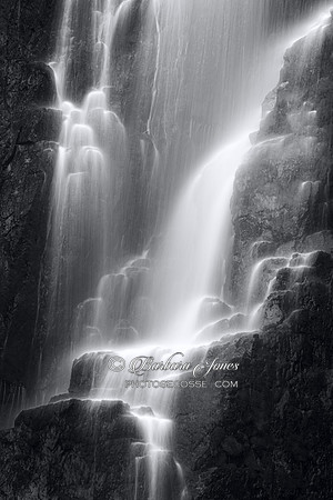 Wailing Widow Falls in Mono. Sutherland. Scotland.