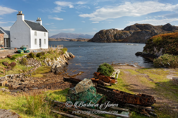 Loch Laxford and Foinaven. Fanagmore. Sutherland. Scotland.
