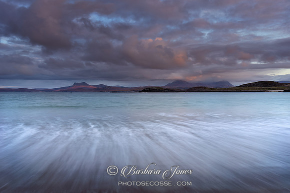 Mellon Udrigle Dying Embers  Wester Ross  Scotland.