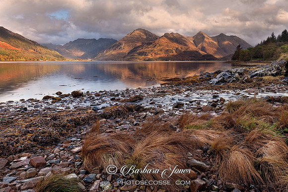 Five Sisters of Kintail Loch Duich Shore Scotland