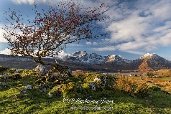 Torrin and Blaven Early Winter Skye Scotland