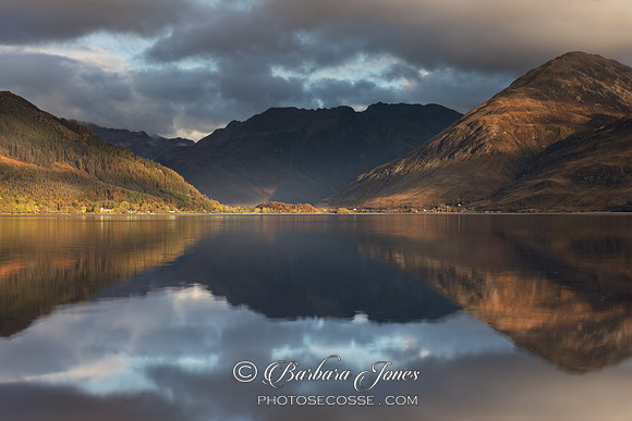 Loch Duich. Shadows on the Hills. Kintail. Scotland.
