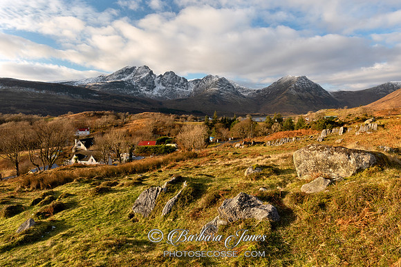 Torrin and Blaven Winter Scene Isle of Skye Scotland