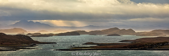 Summer Isles View. 30" x 10" Pano. Coigach. Scotland.