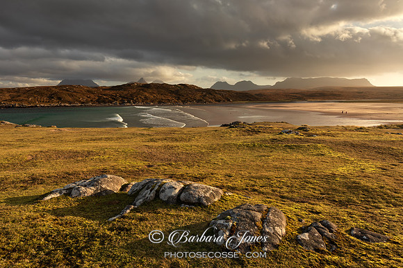 Achnahaird Beach. Low Light.  Coigach. Scotland.