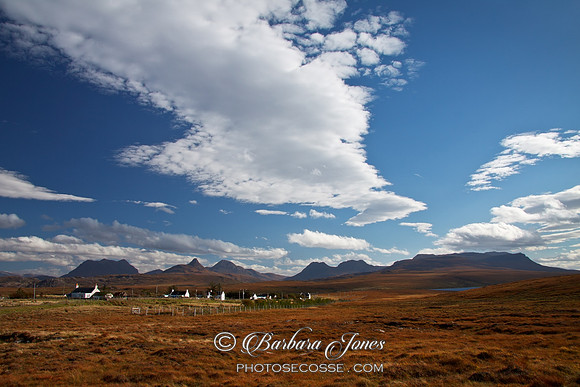 Braes of Achnahaird Big Sky. Coigach, Scotland.