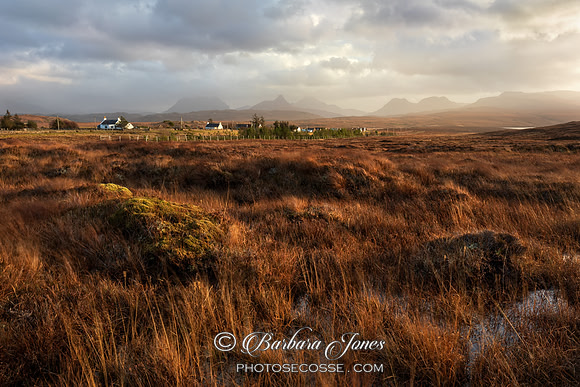 Braes of Achnahaird. Misty Mountains. Coigach. Scotland.