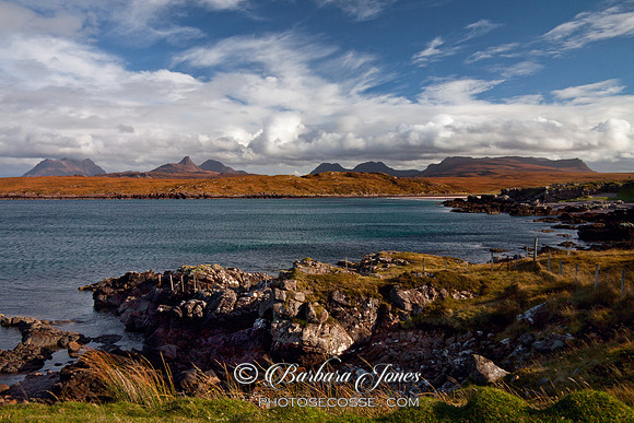 Achnahaird Bay View. Coigach. North West Geopark.North West Highlands. Scotland.