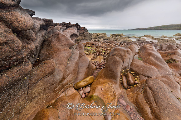 Beach Detail. Achnahaird Rocks. Coigach. Scotland.
