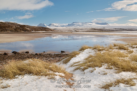 Achnahaird Beach. Winter. Coigach. North West Geopark. Scotland.