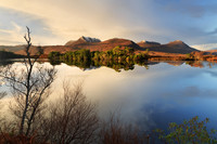 Ben Mor Coigach Reflection.  Drumrunie.  Coigach.  Scotland.
