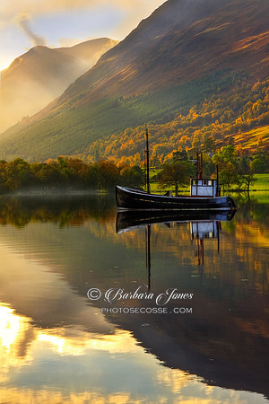 Loch Lochy in Autumn, Lochaber, Scottish Highlands.