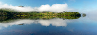 Loch Garry Misty Morning. Late Summer. Lochaber. Scotland.
